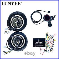 10 inch Double Drive Kit 48V1500W60V3000W Hub Motor Brushless Electric Scooter