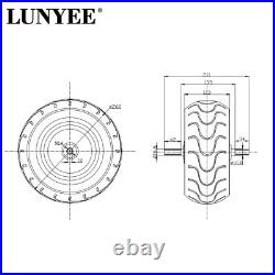 10 inch Double Drive Kit 48V1500W60V3000W Hub Motor Brushless Electric Scooter