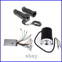 1800W 48V Brushless Motor Controller Throttle Grips Electric Bicycle ATV Scooter