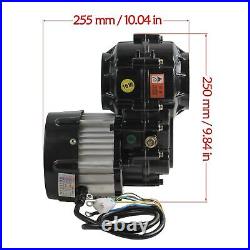 48V 1000W Brushless Electric Differential Motor for ATV Buggy Lawn Mower Go kart