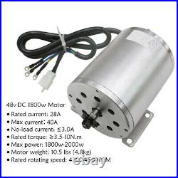 48V 1800W Brushless Electric Motor 4500RPM For ATV Quad Buggy Lawn Mower Go Kart