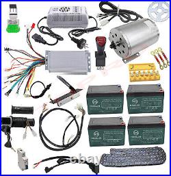 48V 1800W Brushless Electric Motor Kit Controller Battery Bicycle Scooter E Bike