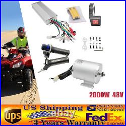 48V 2000W Adjustment Brushless Electric Motor Controller BLDC for Go-Karts ATV