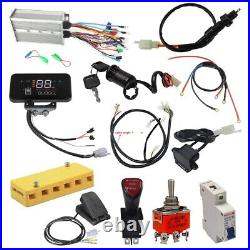 48V 60V 72V 3200W Brushless Motor Controller Kit Electric Buggy E Bike Razor ATV