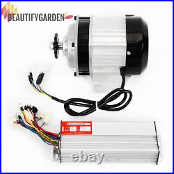 48V DC Brushless Electric Motor Kit For Scooter E-bike Go Kart ATV withController