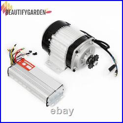 48V DC Brushless Electric Motor Kit For Scooter E-bike Go Kart ATV withController