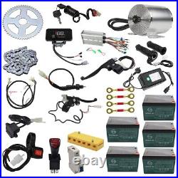 60V 2500W Brushless Electric Motor Kit Controller Go Kart ATV Buggy E Bike Razor