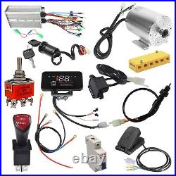 60V 2500W Brushless Electric Motor Kit Controller Go Kart Drift Trike ATV Quad