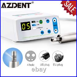 AZDENT Dental Brushless LED Electric Micro Motor 4 Holes Fit E-type Handpiece