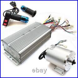 BLDC Motor Kit And Brushless Controller 72V 3000W For Electric Scooter Go Kart