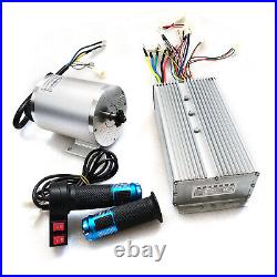 BLDC Motor Kit And Brushless Controller 72V 3000W For Electric Scooter Go Kart