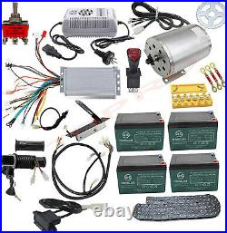 Brushless Electric Motor Controller 48V 1800W Scooter Motorcycle Throttle eBike