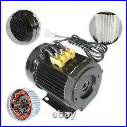 DC Brushless Motor with Cooling Fan 60-72V Refitted Electric Tricycle, Forklift