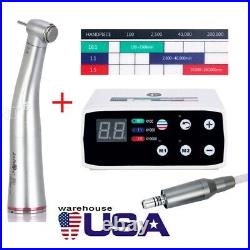 Dental Brushless Electric Micro Motor with 15 Fiber Optic LED Handpiece