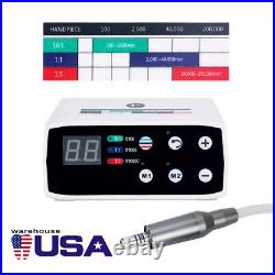 Dental Brushless LED Electric Micro Motor 15 Fiber Optic Contra Angle Handpiece