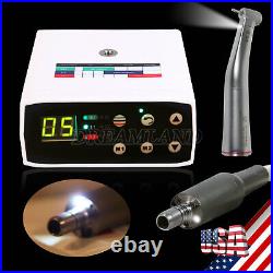 Dental Brushless LED Electric Micro Motor / 15 Increasing Handpiece OEM