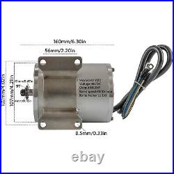 High Speed 4500rpm 48V 1800W DC Brushless Motor for Electric Go Kart Bicycle ATV