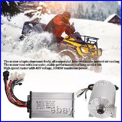 High Speed 48V DC 2000W Brushless Electric Motor And Controller Set With Thr MNJ