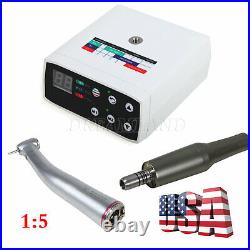 NSK NL400 Type Brushless Electric Motor + 15 Handpiece Fiber Optic Contra Angle