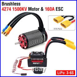 Rocket-RC Brushless Motor 4268 4274 4292 160A 130A ESC Combo for 1/8 1/7 RC Car