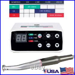 Woodpecker Style Dental Electric Motor Brushless/+15 Contra Angle LED Handpiece