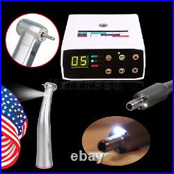 Woodpecker Style Dental Electric Motor Brushless/+15 Contra Angle LED Handpiece