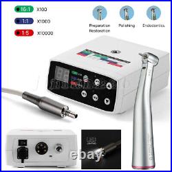 Woodpecker Style Dental Electric Motor Brushless/+15 Contra Angle LED Handpiece